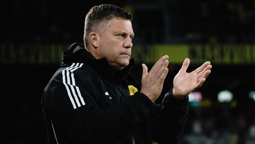 BJ Callaghan - Nashville SC - coach sideline